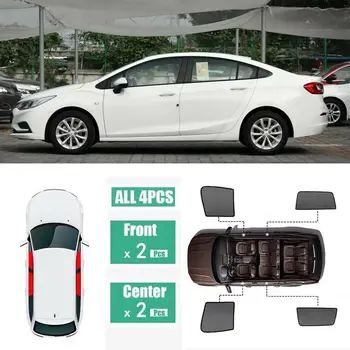 

For Chevrolet Cruze 4Pcs Windows Sunshade UV Ray Protector Mesh Block Privacy Visor
