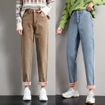 high waisted thick jeans