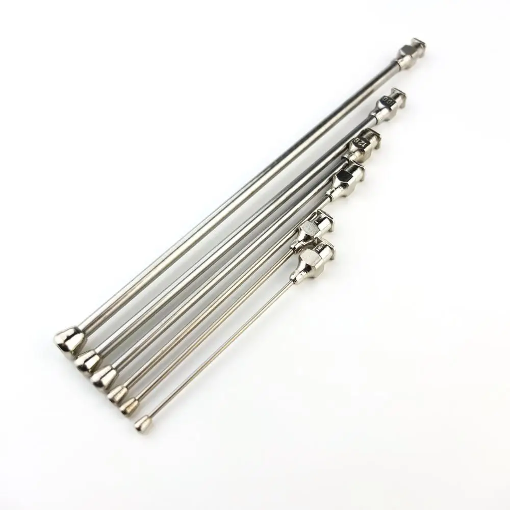 6-pieces Crop Feeding Needles Set (Straight) 18G,16G,14G,12G,10G,8G