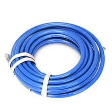 Безвоздушный цветной шланг высокого распылитель под давлением шланг 1/4 NPS 3300Psi 15m 7,5 m волокно трубка безвоздушный запасной части шланг для распылителя краски