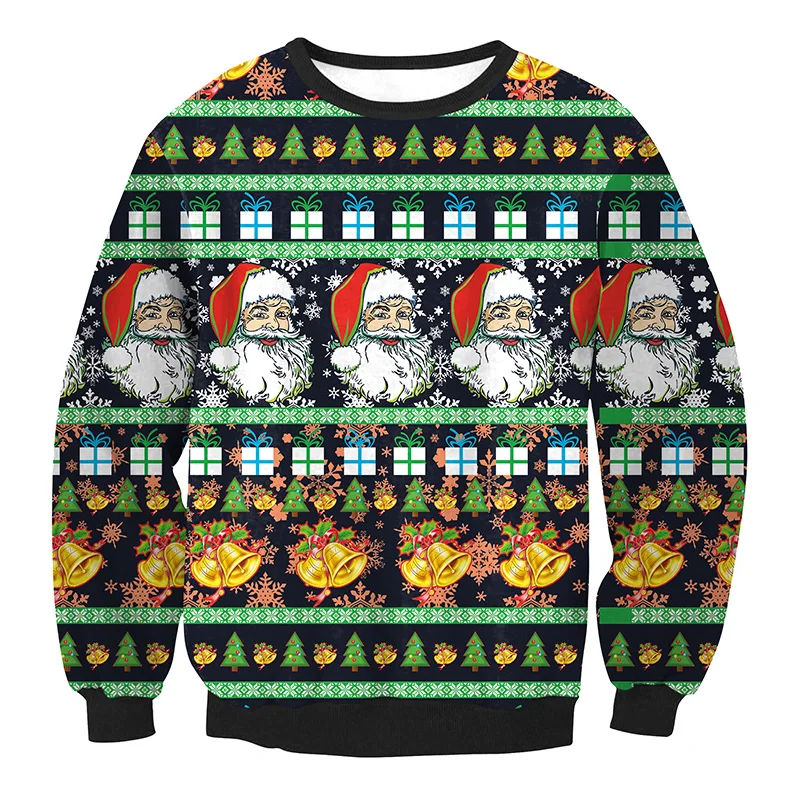 LISCN Christmas Man women Ugly Christmas Sweater Couple Watching Clothing Unisex Lovers for Men Autumn Winter New - Цвет: SWYL001