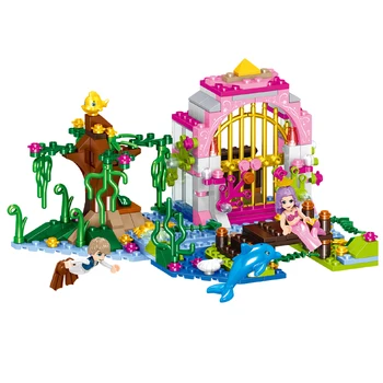 

Friends Princess Castle Undersea Palace The Mermaid Castle Building Blocks Bricks Toys Model for Children Gift