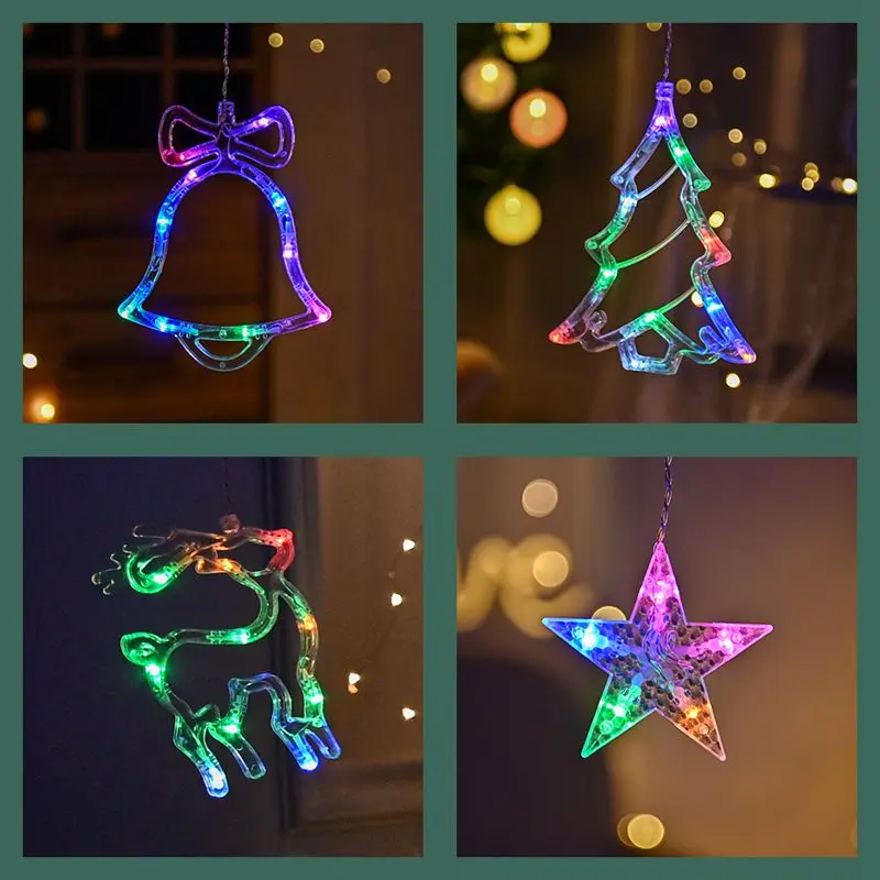 LED Christmas String Lights Garland Fairy Lights Star Lamp Outdoor Curtain Decor for Party Holiday Wedding New Year Decoration