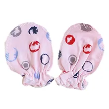 2 пары перчаток для новорожденных, зимние хлопковые перчатки, мягкие защитные перчатки для младенцев, защитные перчатки для мальчиков и девочек, варежки анти-царапки