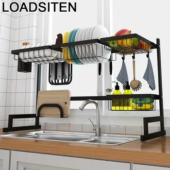 

Refrigerator Keuken Escurridor De Platos Stainless Steel Rack Mutfak Cuisine Cozinha Cocina Organizador Kitchen Organizer