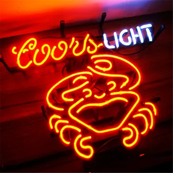 

Custom good night crab beer Glass Neon Light Sign Beer Bar