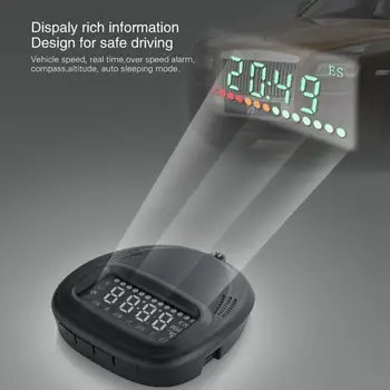 

A1 Car Head Up Display Gauge Automobile Electronics Accessories Digital GPS Speedometer HUD Windshield Speed Projector