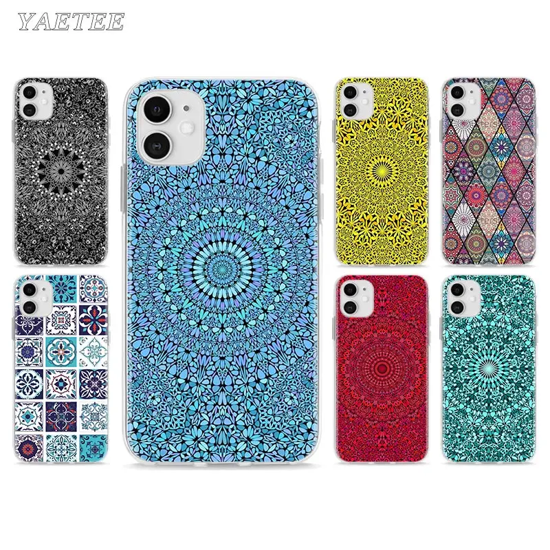 

Soft Phone Case For Apple iPhone 12 11 Pro Max SE 2020 X XS MAX XR 7 8 6S Plus Fundas Capa Back Cover Artistic pattern Coque