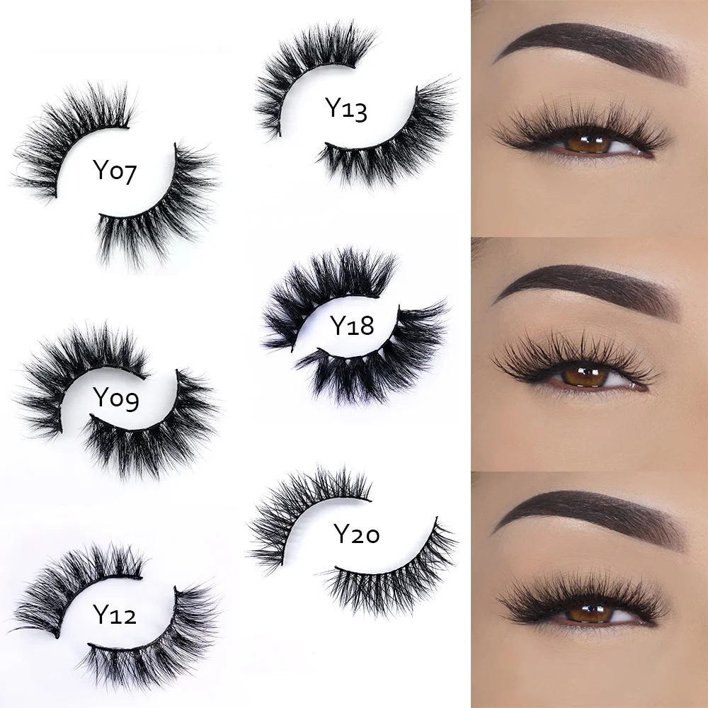 10 пар в партии 3D настоящие норковые ресницы 15 мм длина оптовая продажа объемные