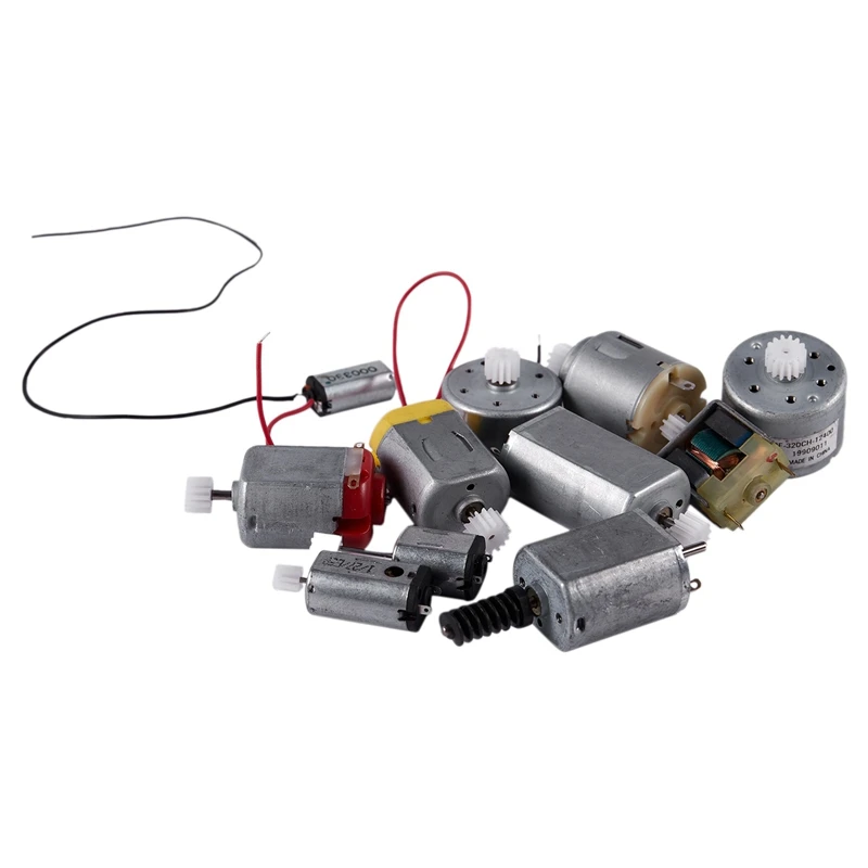 

Motor Gear Package DIY Model Accessories Material Craft Handmade Toy Miniature DC Pony 12PCS