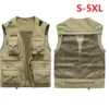 Summer Men's Mesh Quick-dry Tactical Vest Multi-pocket Photographer Fishing Hiking Jacket Tool Sleeveless Outdoor Waistcoat 5x 1