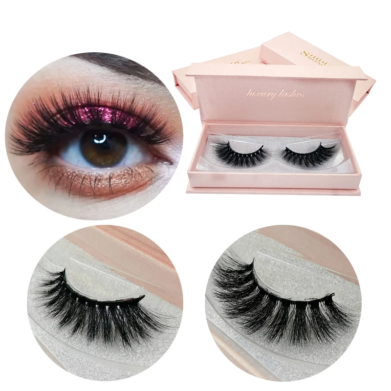 LANJINGLIN 1 box 3d mink eyelashes soft fluffy 100% cruelty free lashes hand made false eye makeup extension | Красота и здоровье