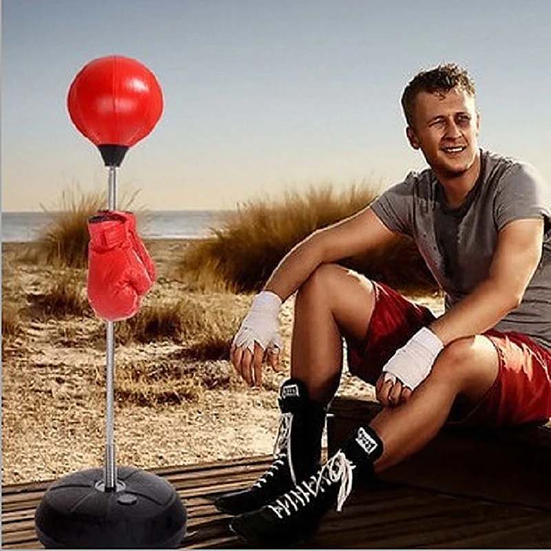 

Speed Ball Family Fitness Sand Bag Sucker Xuan Venting Bal Children Tumbler Adult Vertical Type Boxing Ball