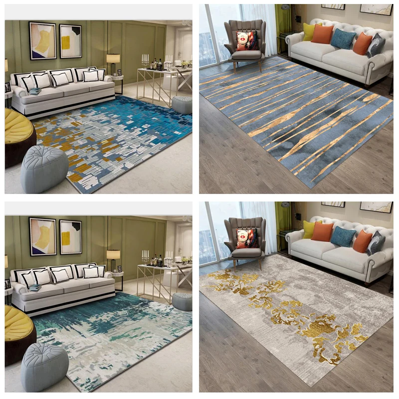 

Woven Nordic living room sofa, tea table, carpet, bedside blanket, machine washable tatami