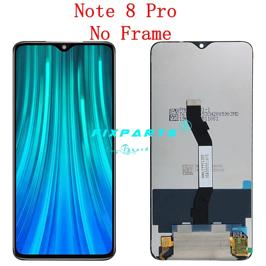 Дисплей Xiaomi Redmi Note 8 lcd Note 8 Pro дисплей кодирующий преобразователь сенсорного экрана в сборе Redmi Note8 ЖК-экран Замена