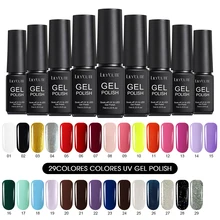 LILYCUTE, 7 мл, лаки для ногтей, 60 чистых цветов, долговечный Гибридный гвоздь, Гель-лак для ногтей Esmalte