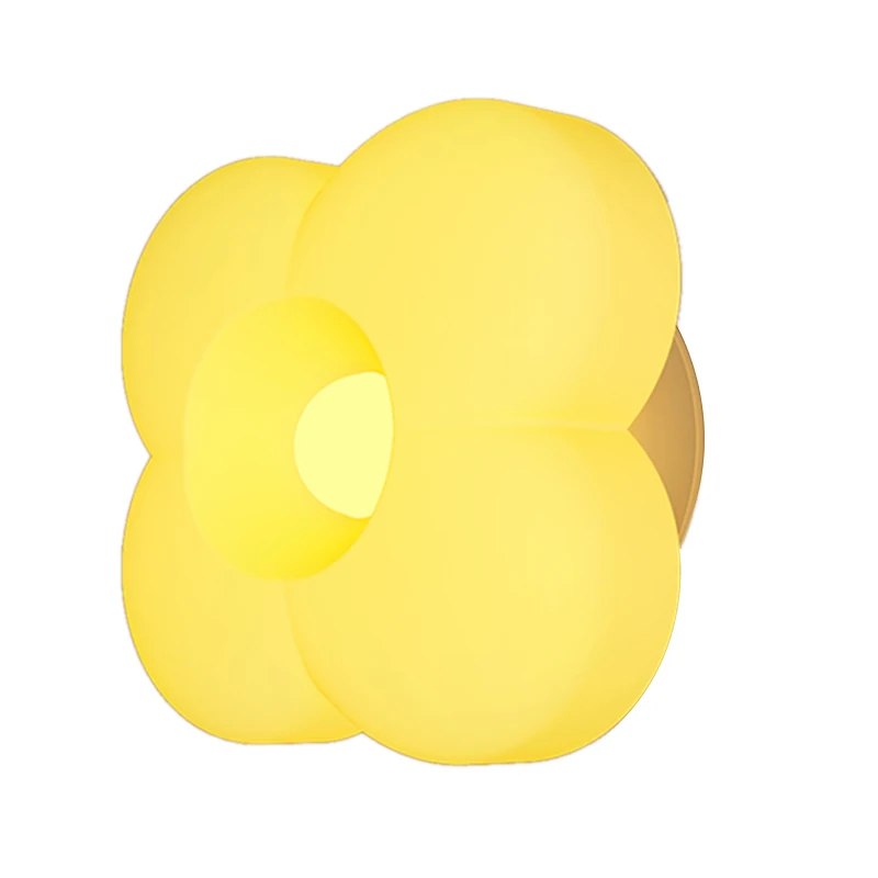 

Rechargeable Infrared Human Body Sensor with Night Light Cartoon Four-Leaf Model Baby Sleep Emergency Bedroom Lighting