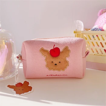 

Cartoons Packaging Makeup Bag Cute Reusable Organizer Box Travel Eco Friendly Zip Lock Necessarie Feminina Home Storage EB50SN