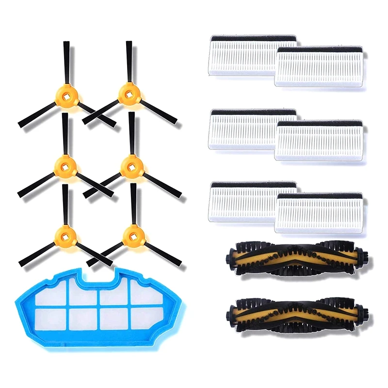 

N79S Filter Replacement Parts for DEEBOT Ecovacs N79 Robotic Vacuums-Accessory Kit for Ecovacs Deebot N79S N79 Main Brush Primar