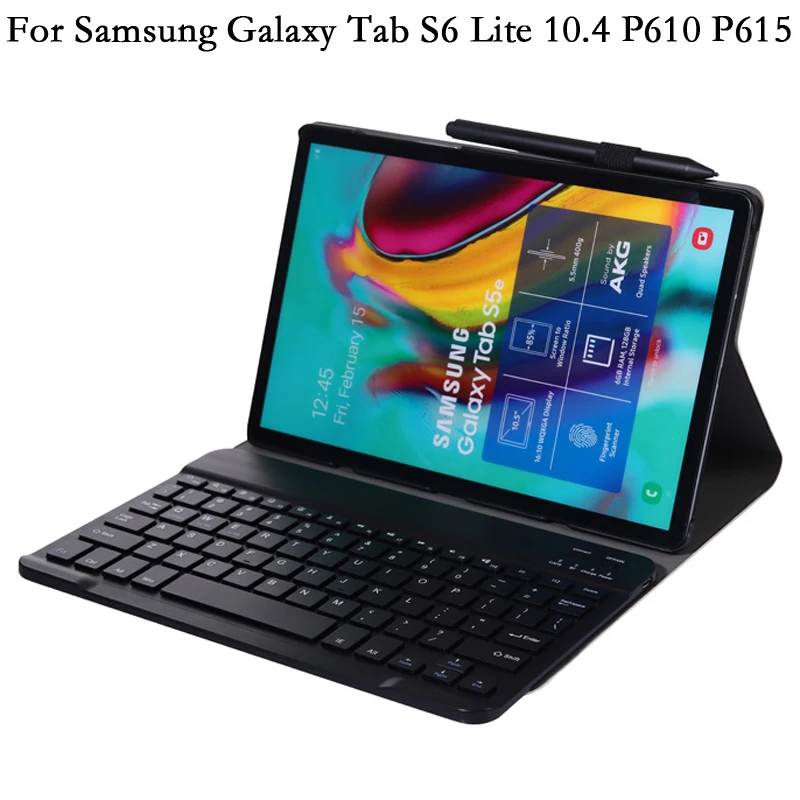 Раскладной чехол для планшета Samsung Galaxy Tab S6 Lite 10 4 S6lite P615 P610 из искусственной кожи с