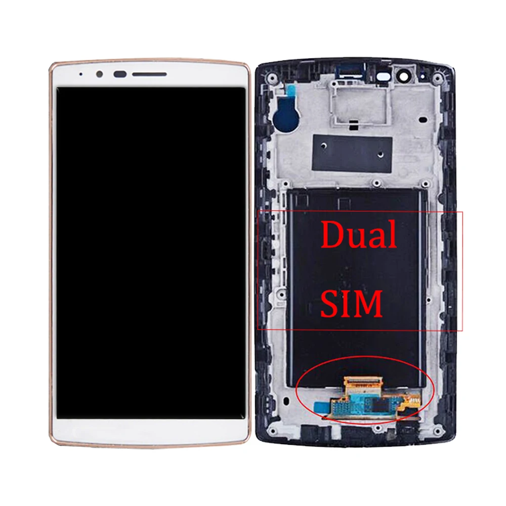 Display/lcd per per Lg G4 Display Lcd Touch Screen Con Cornice per Lg G4 H815 H815tr H815t Ls991 Vs986 Us991 Sostituzione Digitalizzatore 5.5 "originale 33