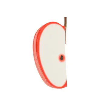 

Delicious Fruit Memo Apple Notepad Writing Pad Cute Sticky Diary Creative Stationery Self-Stick Note Memo Pads (Red)