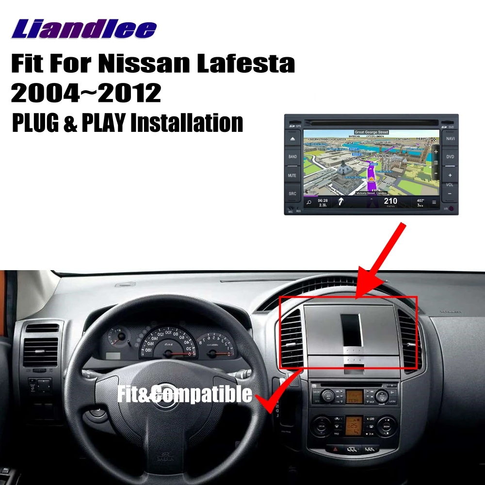Liandlee для Nissan Lafesta 2004 ~ 2012 автомобильное радио CD DVD плеер GPS навигация карты камера OBD
