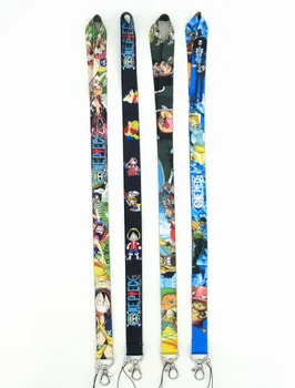 

100pcs One Piece Lanyard ID Badge Holder Key Neck Strap Kids Gifts Key Chain
