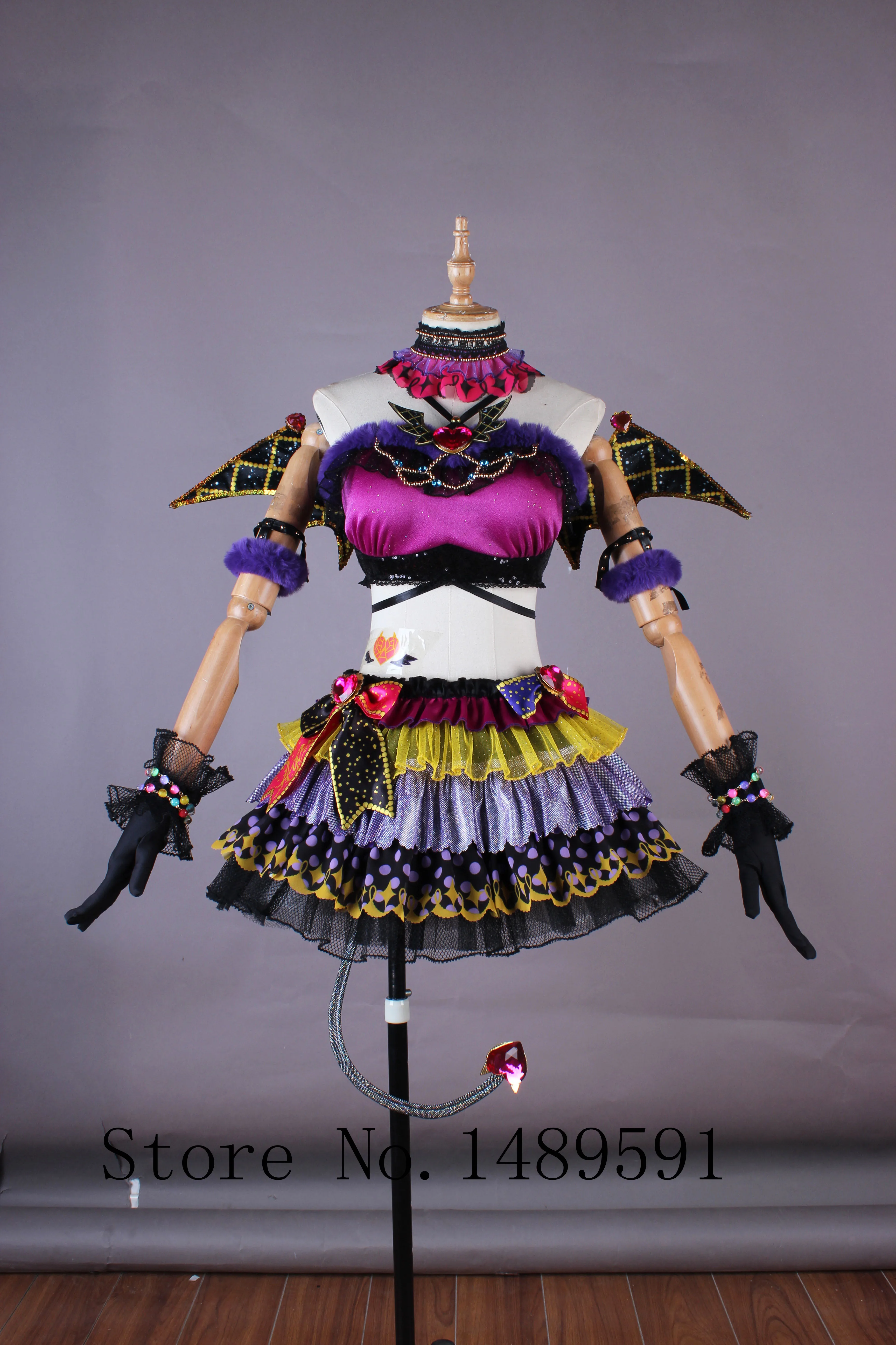 

Love Live!Sunshine!! Aqours Matsuura kanan Little Devil Halloween Christmas All Member Uniforms Cosplay Costume