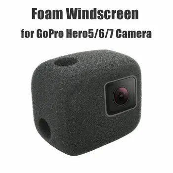 

For GoPro 7 6 5 Windproof Wind Foam Noise Reduction Sponge Cover Case For Gopro Hero 7 6 5 Foam Windscreen