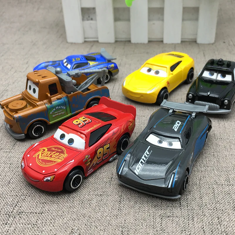 

Portable Car Storage Container Cartoon Story Uncle Jimmy Large Container Alloy Small Car Combination 12 Car