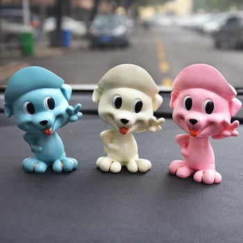 

Creative car ornaments shaking head car high-end men and women cute car accessories car jewelry ornaments gift personality doll