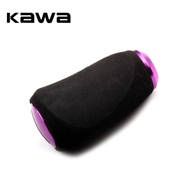 KAWA Fishing Handle Knob EVA Knob For Bait Casting and Spinning Reel for Bearing 7*4*2.5mm Fishing Reel Handle Accessory Purple