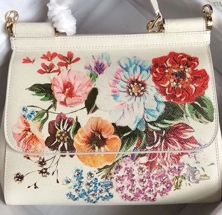 

34color Italy style beauty designer women 25cm printing genuine leather handbag perfect shoulder bag lady/girl IT BAG