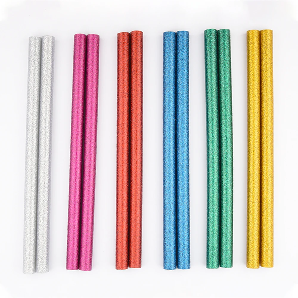 30Pcs/set Colored Hot Melt Glue Sticks 7mm Adhesive Assorted