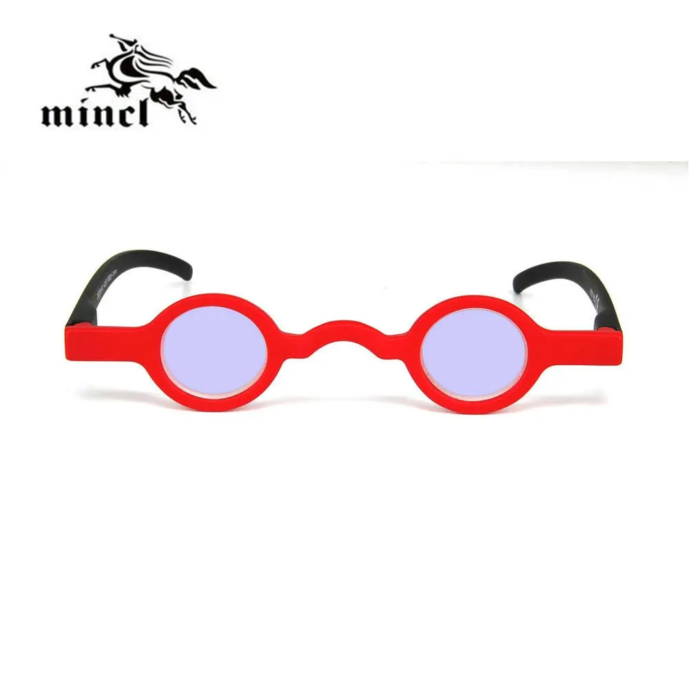 Fashion Women Round Sunglasses Men Luxury Brand Purple Blue Red Clear Lens Male Goggle Glasses Vintage Small Eyewear NX