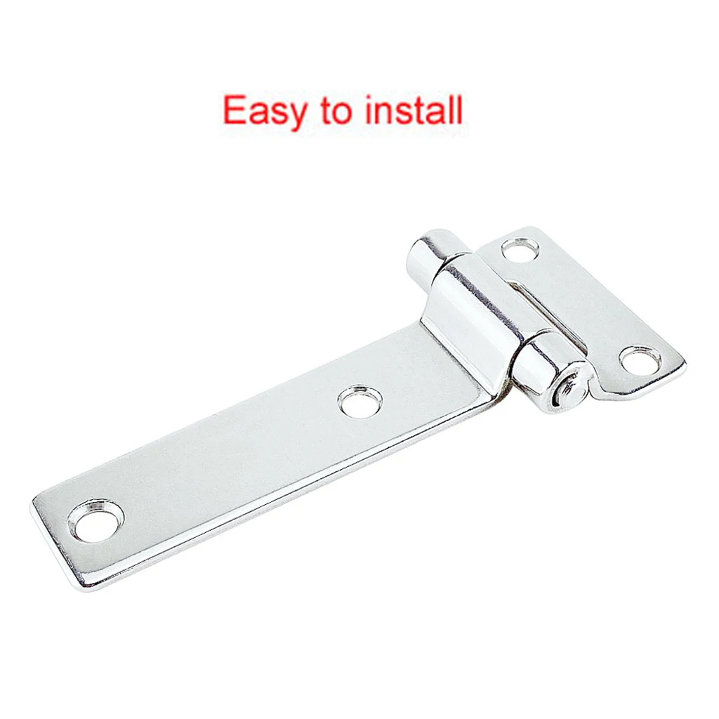 Polished T Hinge Stainless Steel Tee Garage Barn Cargo Trailer Door Hinges