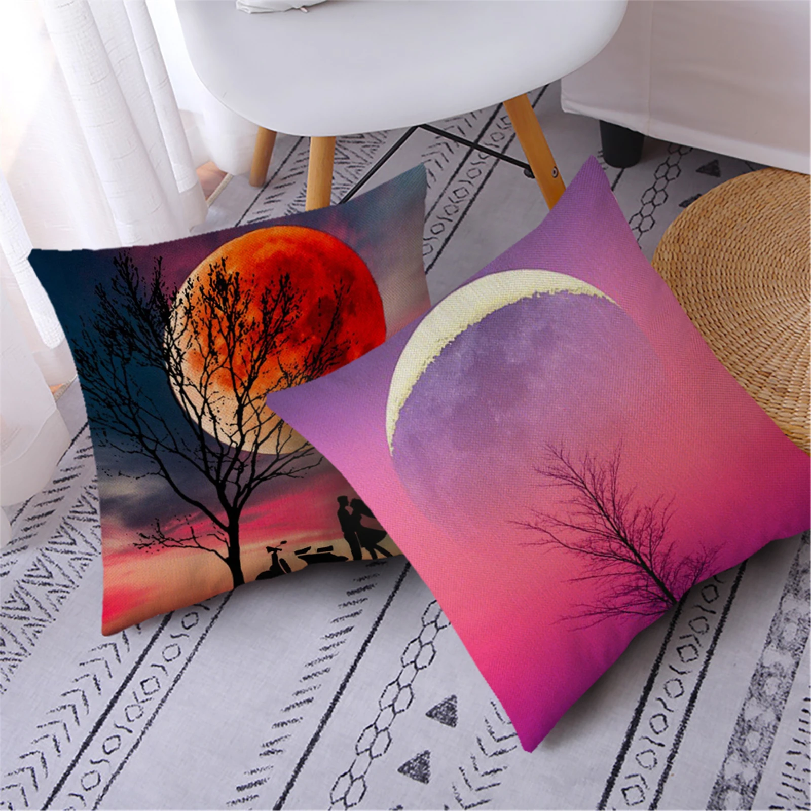 

Abstract Sun Decorative Pillow Cases Colorful Sun Print Throw Pillows for Living Room Sofa Cushion Cover Home Decoration Pillow