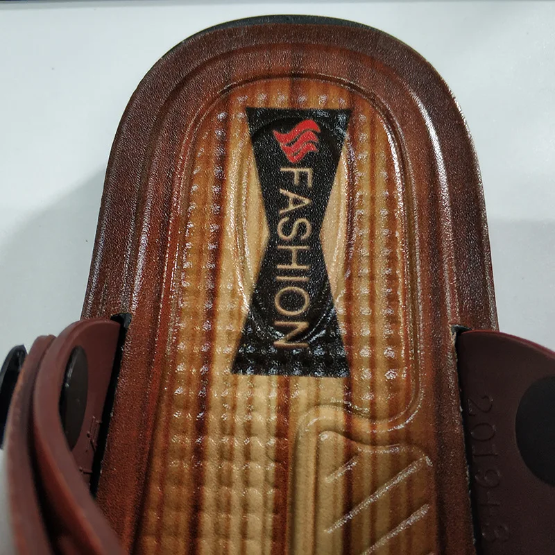 

Summer Men Open Toe Sandals Fashion England Sandals A- line Slippers Anti-slip Casual Men