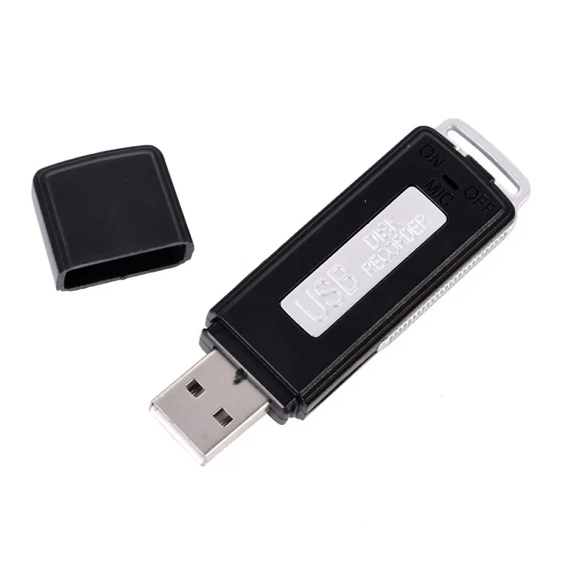 Классическая USB карта памяти портативный Перезаряжаемый 8GB 650Hr цифровой диктофон записывающая ручка диктофон черный