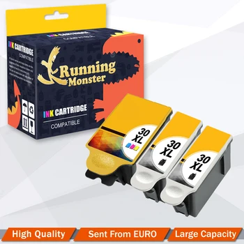 

3pcs Compatible Cartridge For Kodak 30XL KD-30XL For Kodak Hero 3.1 Hero 5.1 ESP C310 ESP C315 ESP C330 ESP C360