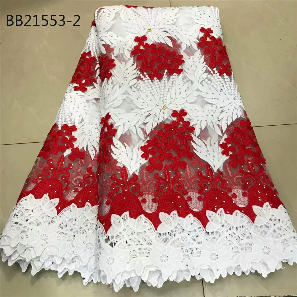 Новинка ткань высшее качество новый стиль камни кружево Гипюр швейцарский