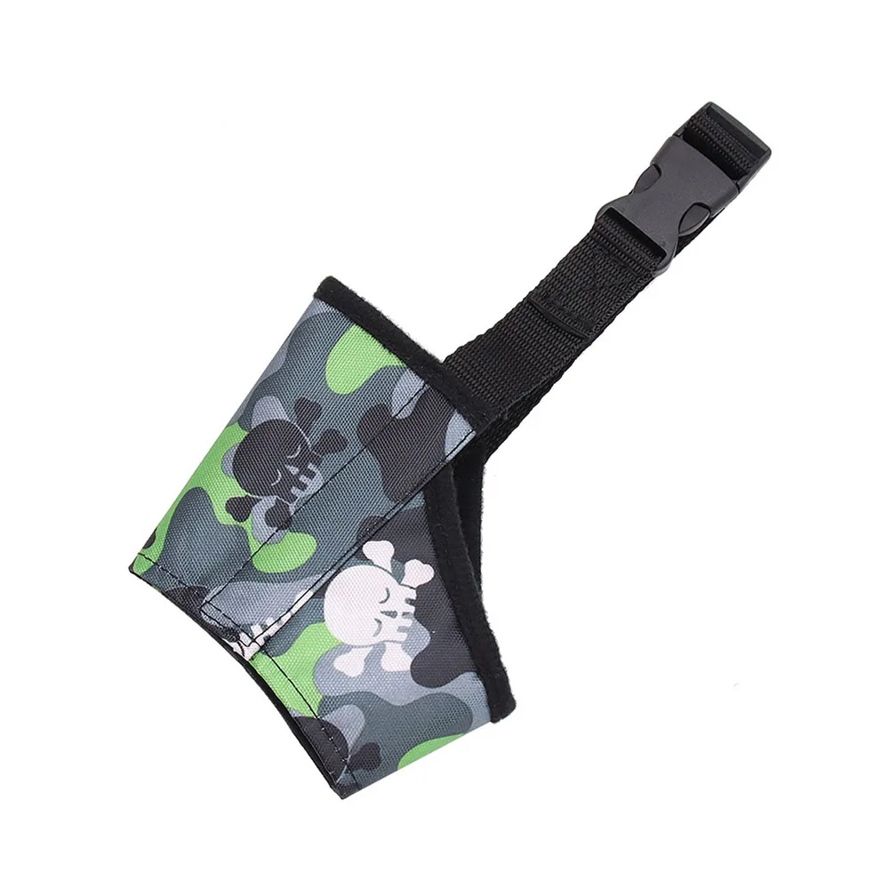 Dog Muzzle to Anti Biting Barking Chewing Adjustable Soft Polyester Pet Muzzles for Small Medium Large Dogs Printed Puppy Muzzle