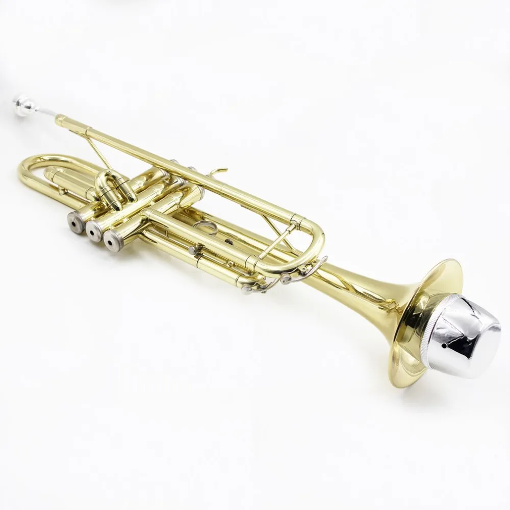 Немой для трубы алюминиевые прямые трубы немой для джазового инструмента практики начинающих