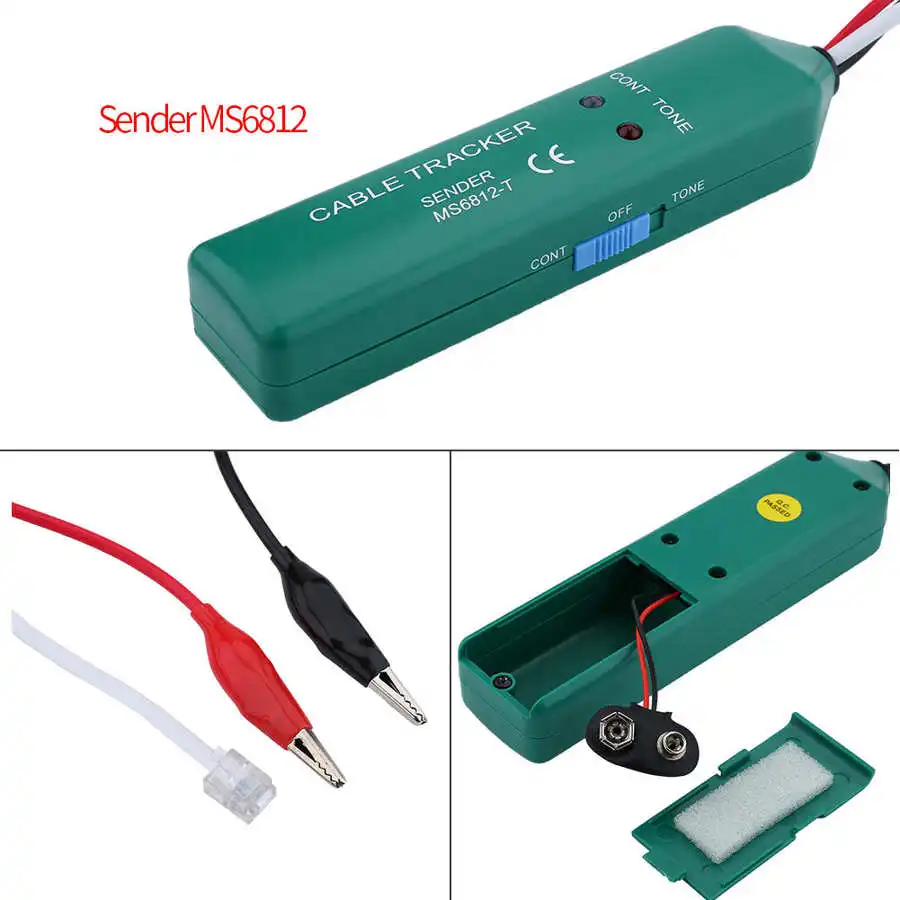 Кабель Tracke MS6812 телефонный проводной кабель локальной сети тестер для UTP STP Cat5 Cat6