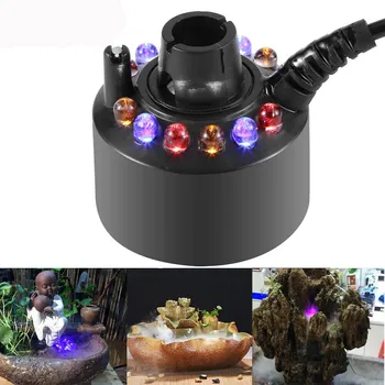 

12 LED Fish Tank Super Ultrasonic Mist Maker Forger Atomizer Humidifier For Aquarium Decoration AU/EU/WS/UK Plug D40