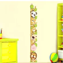 Симпатичные Необычные красивые наклейки на стену для детей Детская комната для свадебного зала, аудитории декоративные сумму высота клей Бумага ABC1014