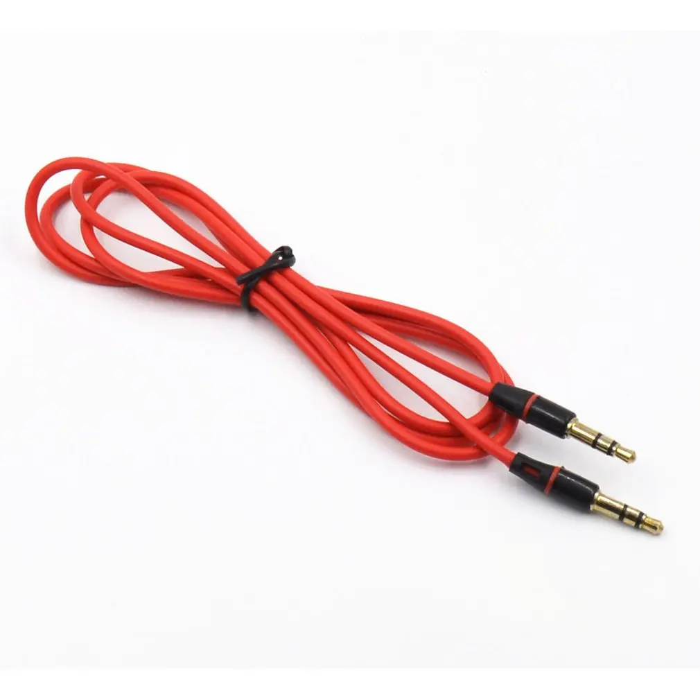 

3.5mm Vehicle AUX Line AUX Audio Link for Vehicle 1.2M AUX Audio Line for Home Theaters Audio Equipment Soft Texture Cable