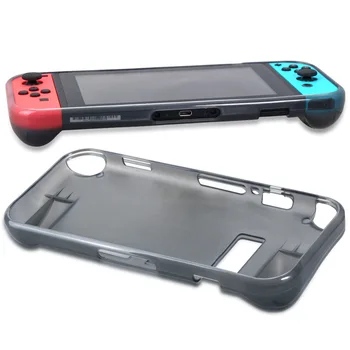 

Silicone Rubber Soft Crystal Shell For Nintendo Switch Host Protective Shell Transparent PC Integrated Protective Case Accessori