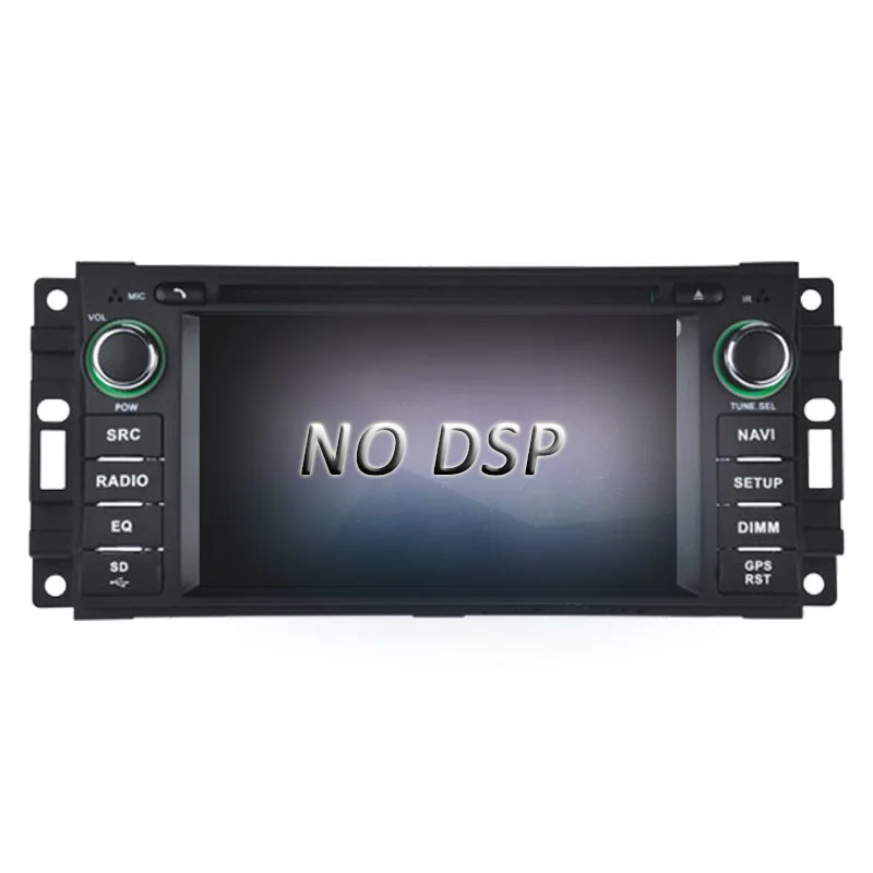 LJDA Android 9,0 автомобильный Радио Мультимедиа DVD gps для Dodge ram 1500 Chrysler Sebring Jeep Compass Commander Grand Cherokee Wrangler - Цвет: NO DSP